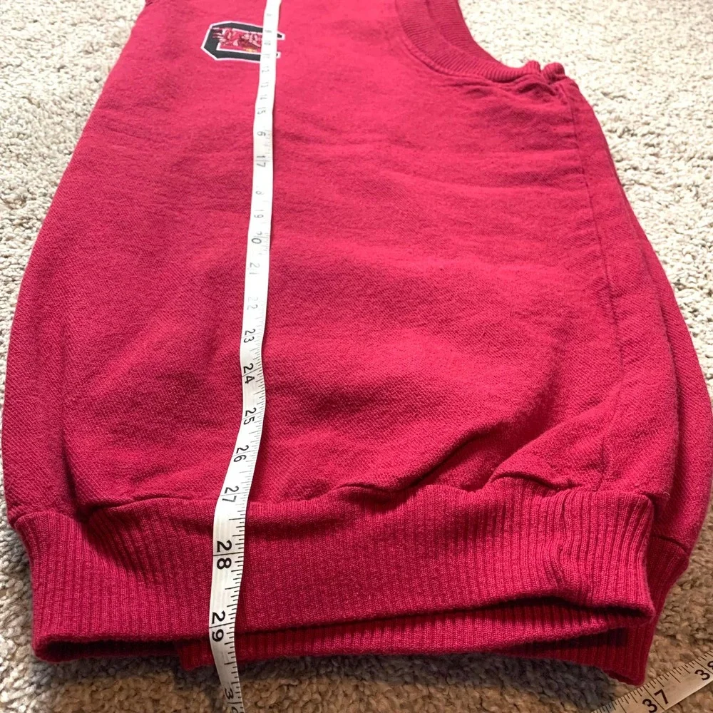 Red V-Neck Vest - Picture 7 of 7